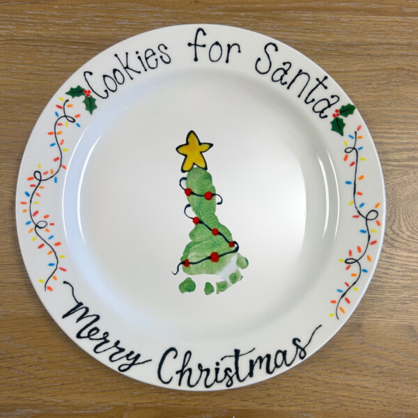 Print on Santa Plate