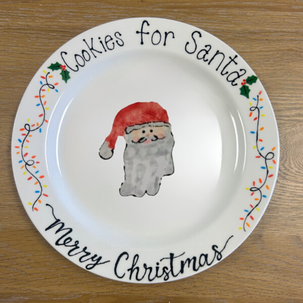 Print on Santa Plate