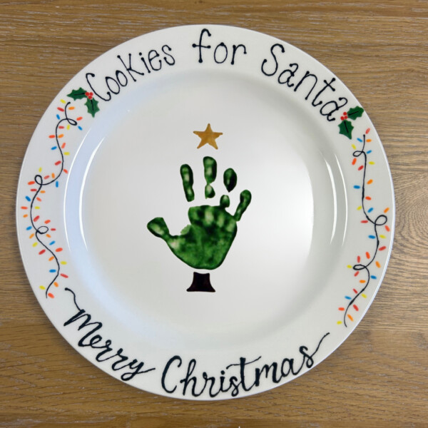 Print on Santa Plate