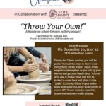 Wheel Throwing Class - Wednesday