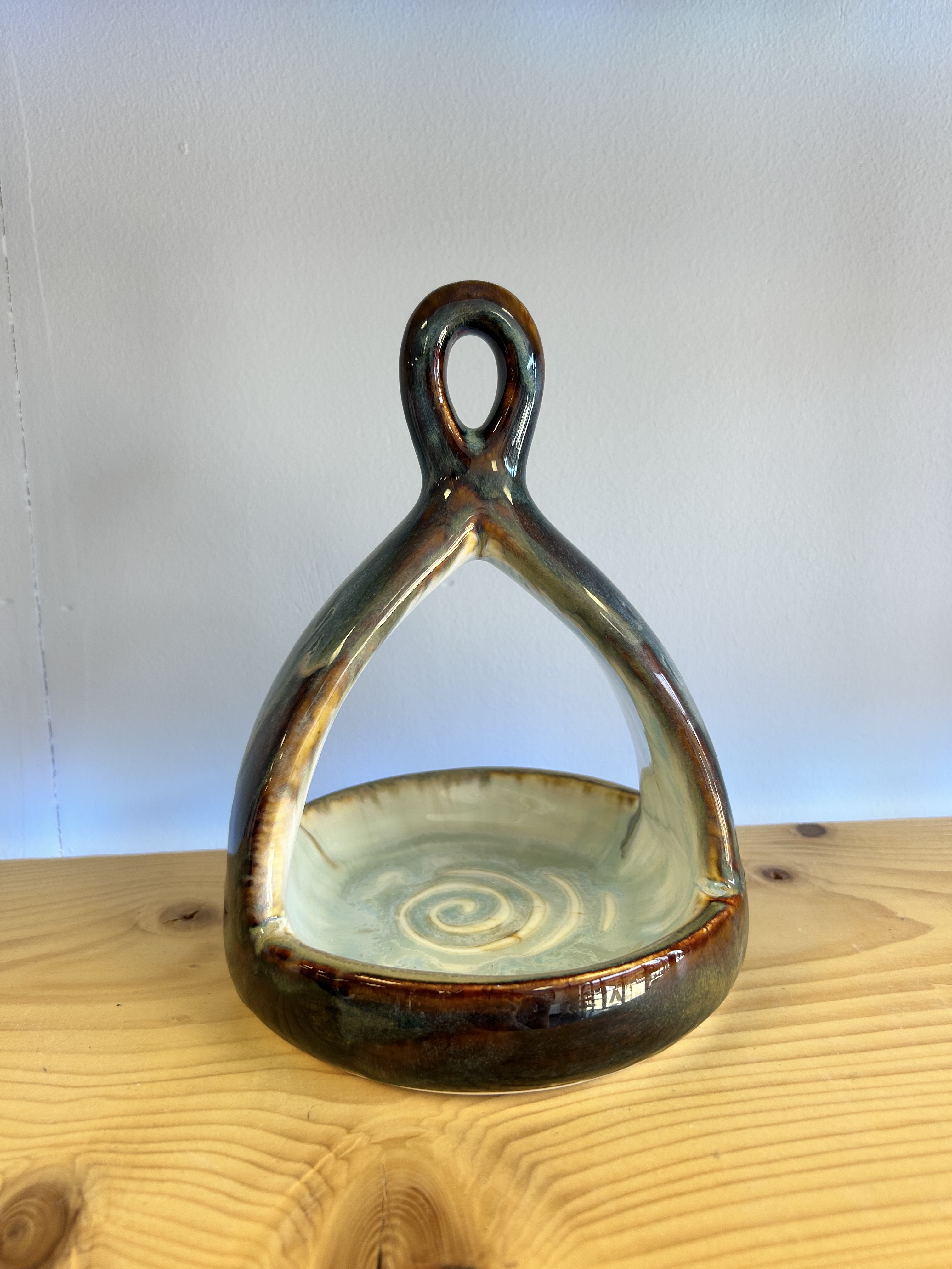 Stoneware Bird Feeder