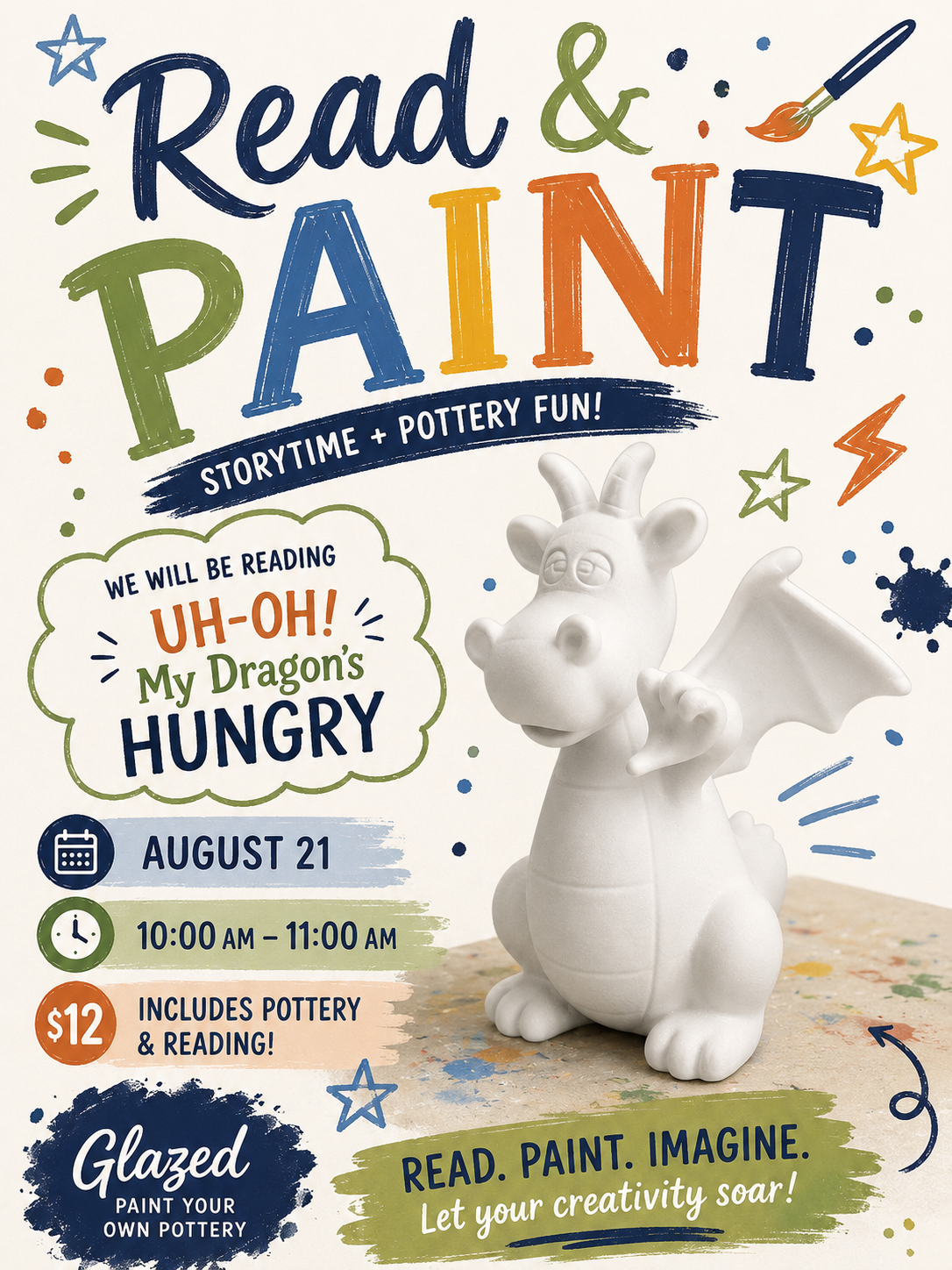 Dragon - Read & Paint event