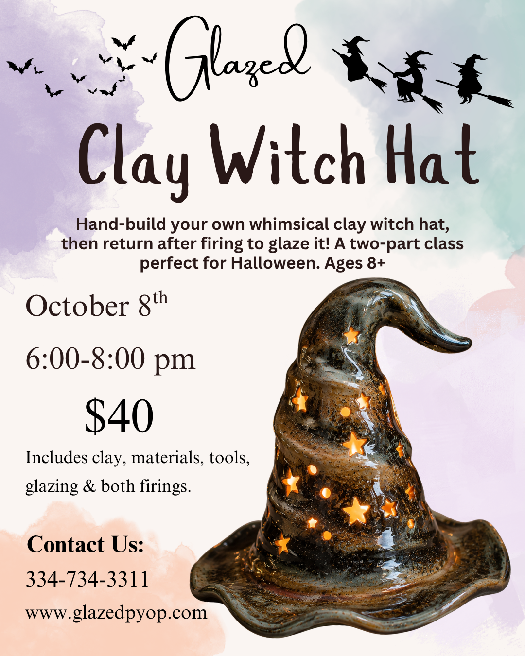 Clay Witch Hat