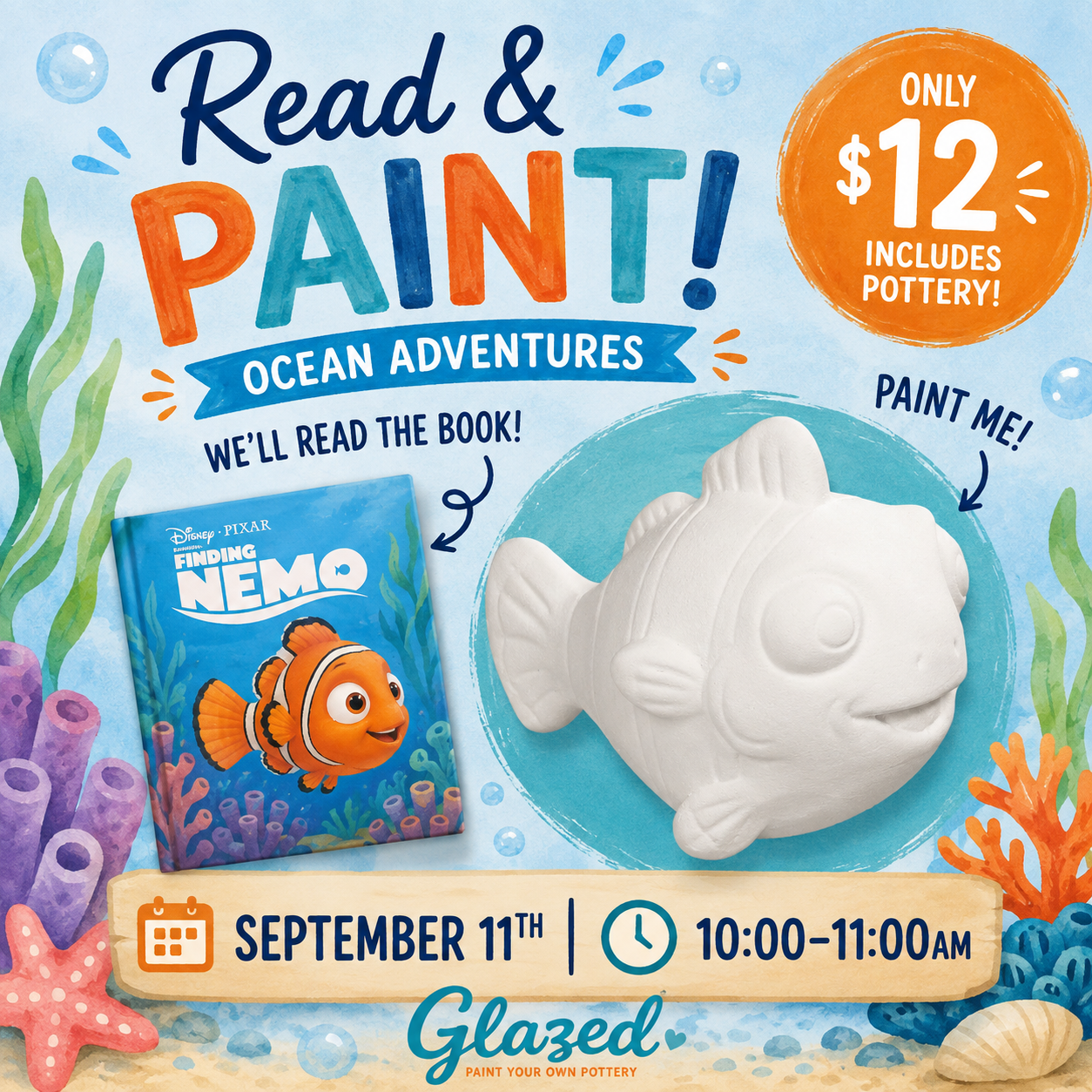 Finding Nemo - Read & Paint