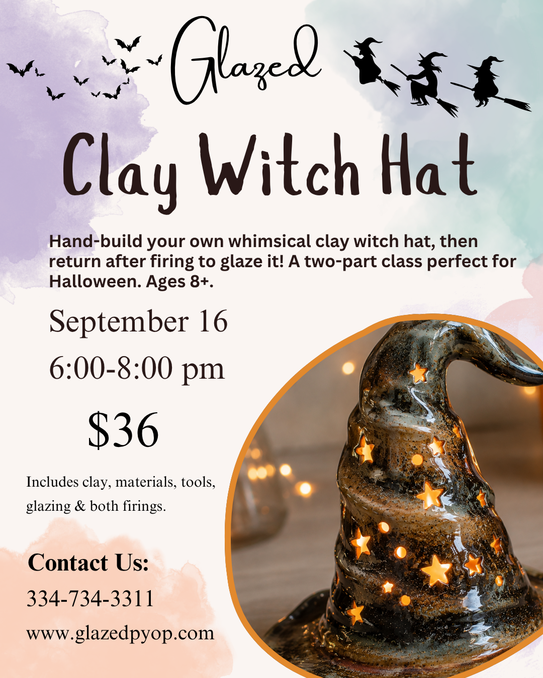 Clay Witch Hat
