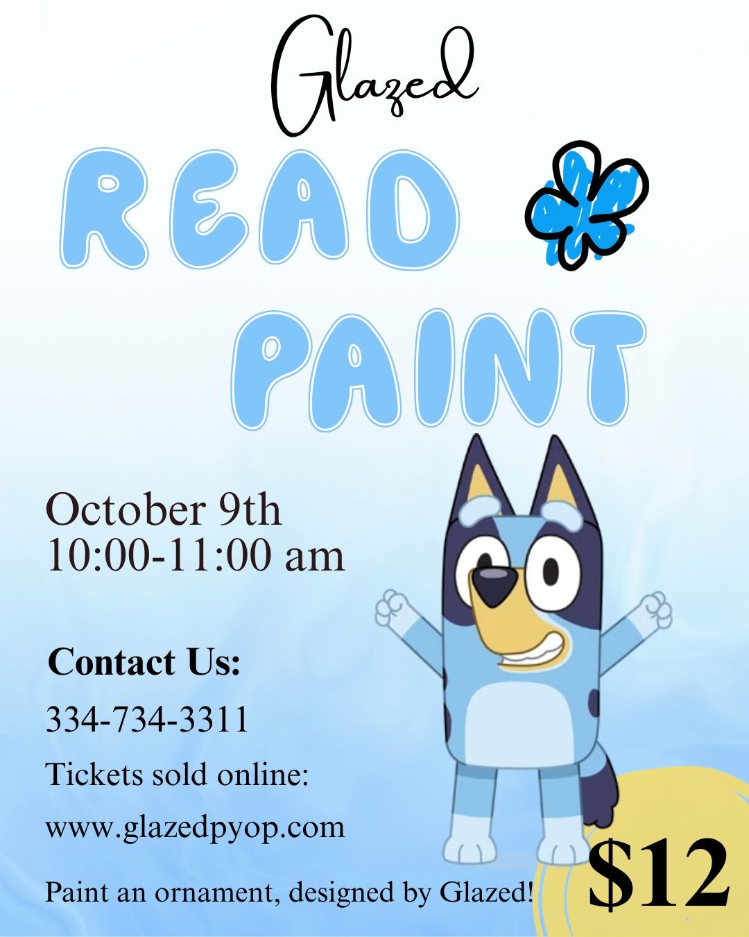 Read and Paint - Bluey